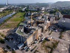 Neckarbogen, Neckarbogen Heilbronn, BuGa2019, Heilbronn, Karlssee, Floßhafen, Züblin