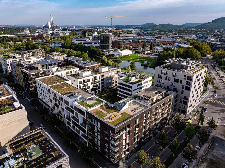 BuGa2019, Neckarbogen, Neckarbogen Heilbronn, Josef-Schwarz-Schule, Floßhafen, Karlssee, Heilbronn Zentrum