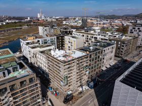 Neckarbogen, Neckarbogen Heilbronn, Floßhafen Heilbronn, Stadtquartier Heilbronn, Heilbronn Neckar