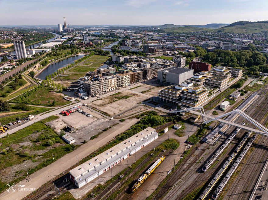 Heilbronn Neckarbogen, Neckarbogen, Josef-Schwarz-Schule, BuGa2019, Heilbronn Neckar
