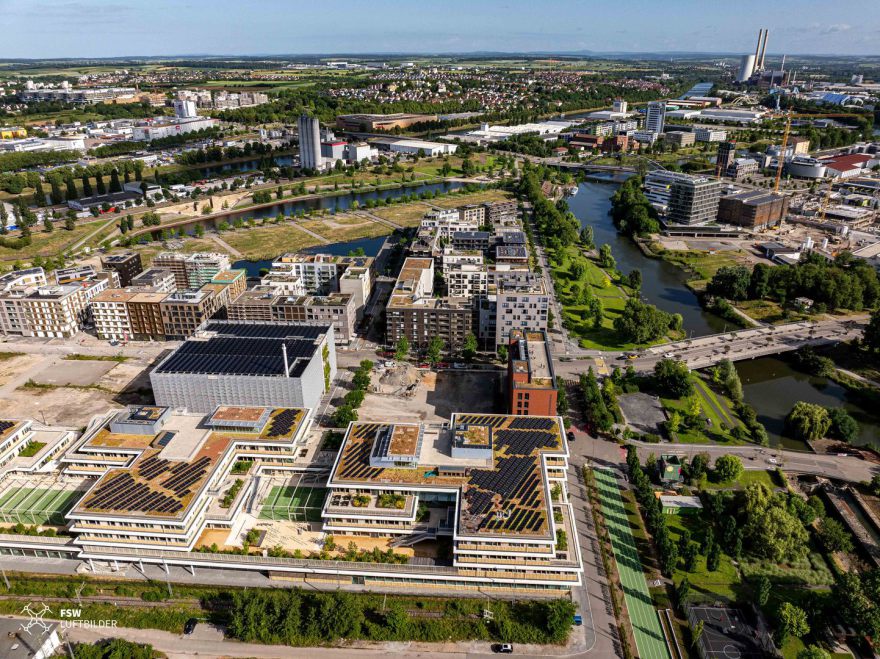 BuGa2019, Neckarbogen, Heilbronn Neckarbogen, Floßhafen, Karlssee, Paula-Fuchs-Allee, Josef-Schwarz-Schule